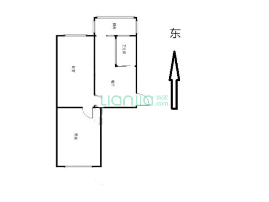 南北格局 楼层好 视野开阔 采光充足 东西通透-户型图