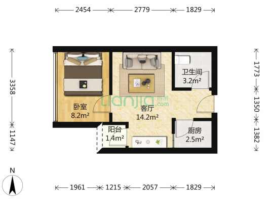 刚需上车小户型  低总价  看房方便