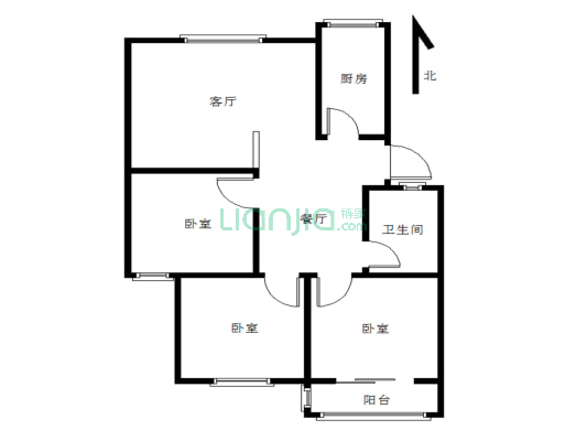 交通便利。生活方便，繁华地段。出入自由。。-户型图