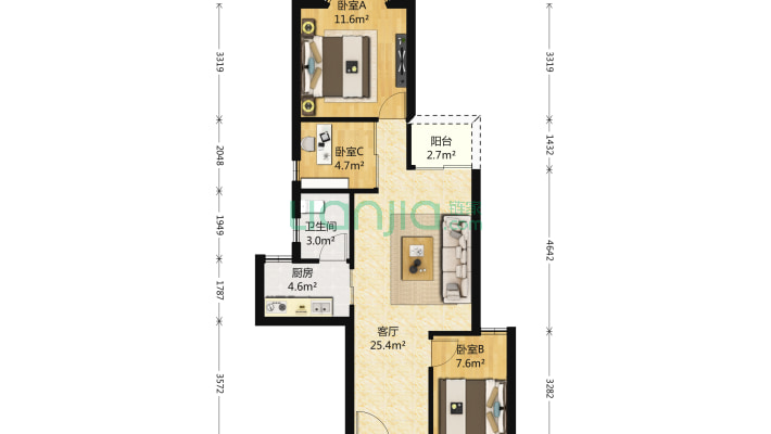 金燕园二手房实景图