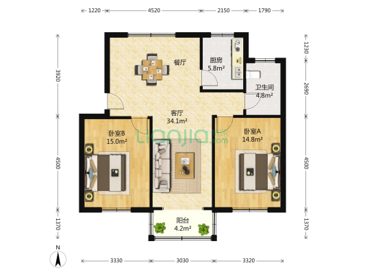 高浜一村 2室2厅1卫 0平方