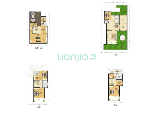 雅居乐十年雅墅 6室1厅5卫 300平方