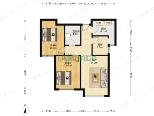 此房满五年唯一随时交易好位置好楼层-户型图