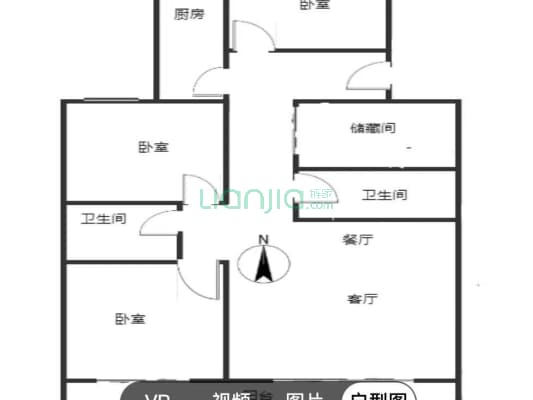 顺通小区宜家旺广场东侧交通方便，适宜居住-户型图