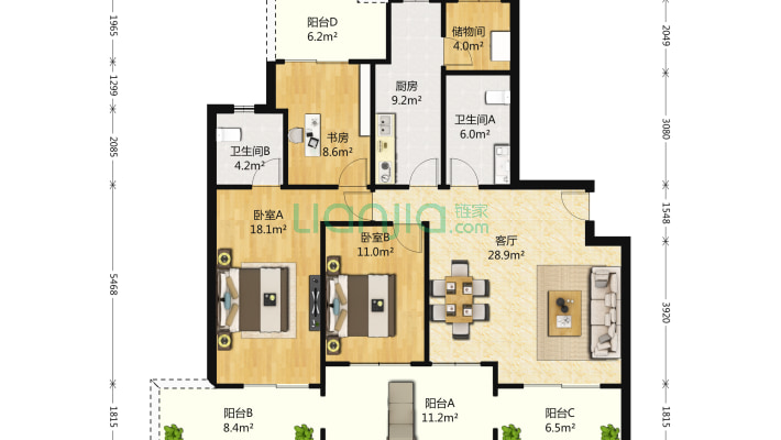 东海十八居二手房实景图