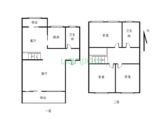 凤台嘉苑 3室2厅 交通便利 小区环境干净舒适 适合居住-户型图