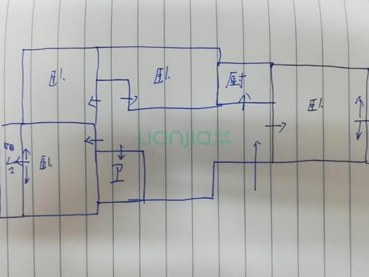 新嘉小区 3室2厅 南