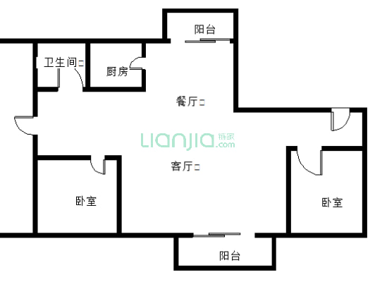 碧桂园智慧家 3室2厅 东南