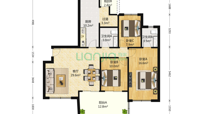 东海十八居二手房实景图