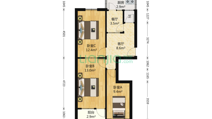 建设路1-1号二手房实景图