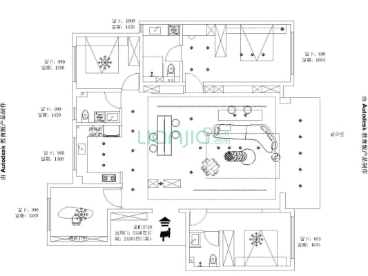 德远云璟 4室2厅 南-户型图