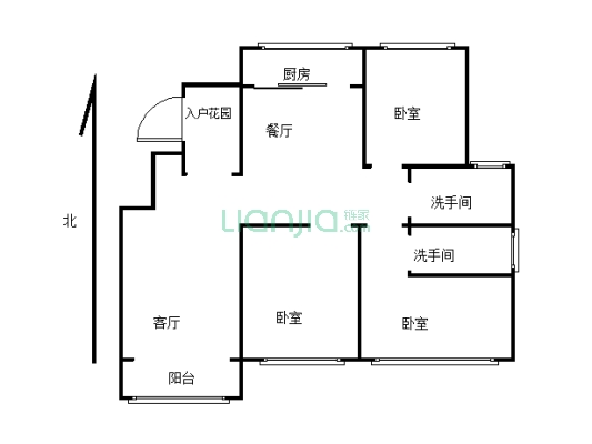 元亨华庭洋房141平大三房好楼层有证可以按揭看房方便-户型图