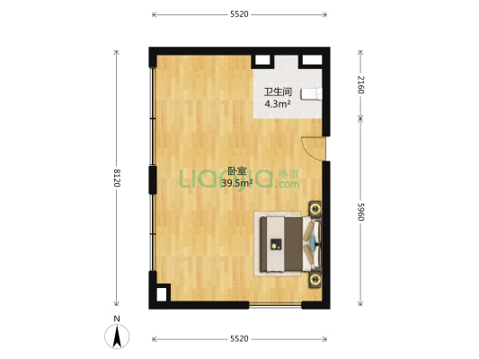 祥实金港世纪 1室0厅1卫 0平方