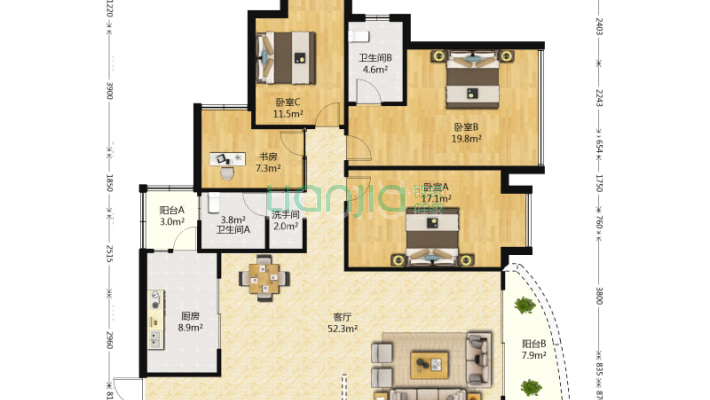 凤城大院二手房实景图