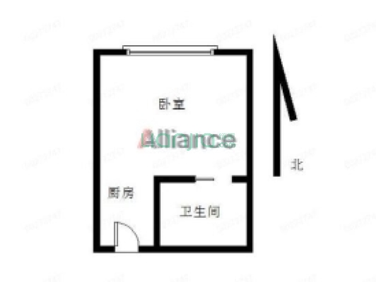 仙林东精装酒店式公寓设施齐全拎包入住-户型图
