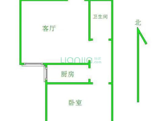 嘉德万达 电梯房楼龄新  采光充足-户型图