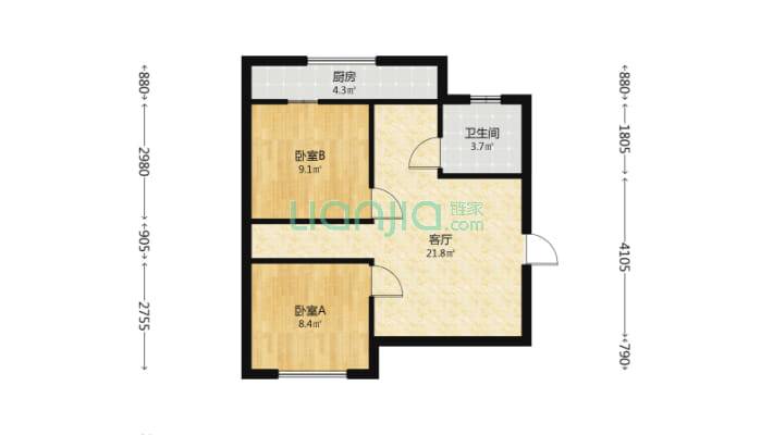 文化小区二手房实景图