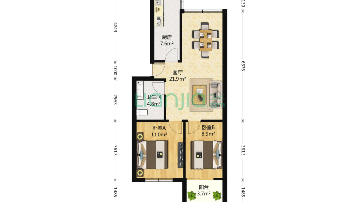 和睦南苑二手房实景图