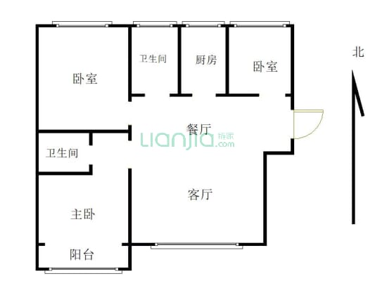 小区位置好，安静，出行方便，购物方便-户型图