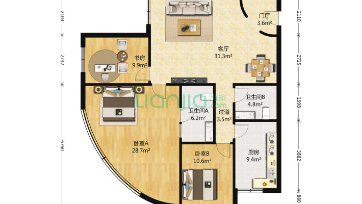 顺联大厦二手房实景图