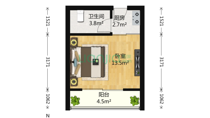 香槟之约二手房实景图