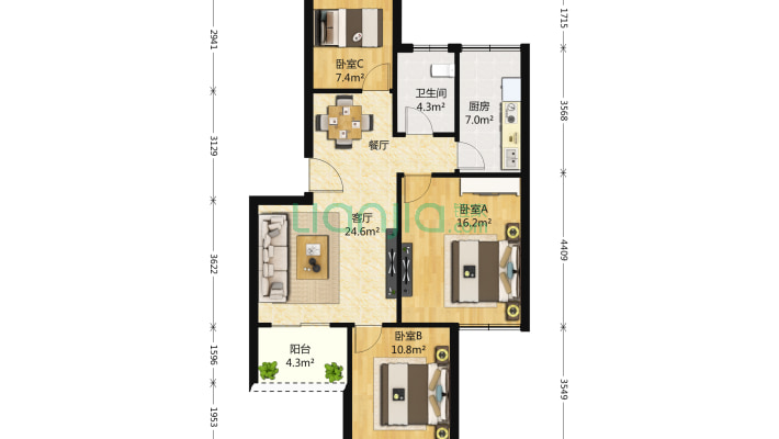龙辉花园二手房实景图