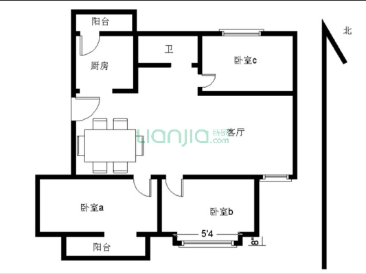 户型方正，满五唯一，中间楼层，视野不挡，采光充足