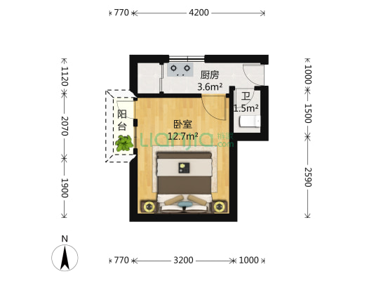玉屏南路150号 1室0厅1卫 0平方