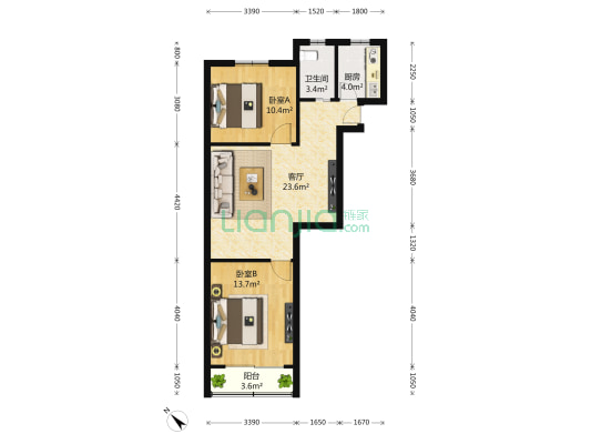 运旺新村阳光世家 2室1厅1卫 0平方