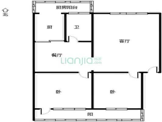 此房在涿州市医院北侧，东大街西侧，小区安静配套齐全-户型图