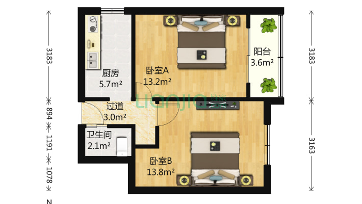象山小区二手房实景图