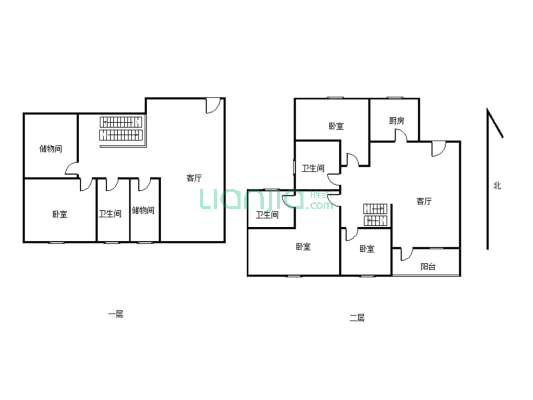 万达商圈城西优势板块位子房子大空间适合多功能设计好-户型图