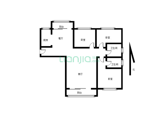 房子是装修好的房子看房方便有证可以过户-户型图
