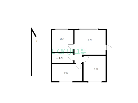 学府家园(科尔沁区)2-1-1-1 95.00m² 53 万）-户型图