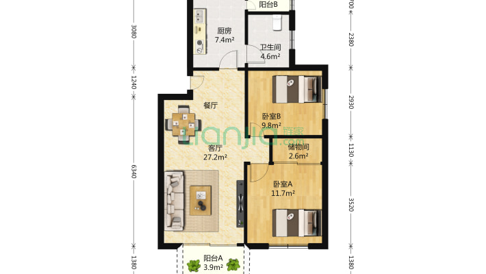 飞旺家园二手房实景图