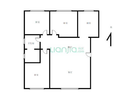 泰和WF一期精装修3楼，随时可以看房子-户型图