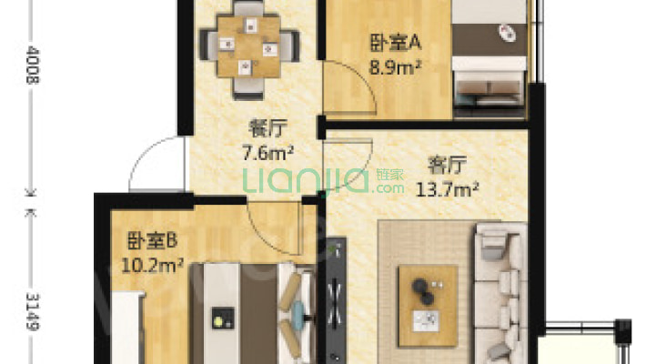 军转办职工住宅区二手房实景图