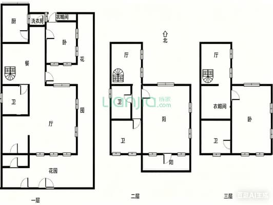 京都颐和城爱丁堡南向大院东边跨院-户型图