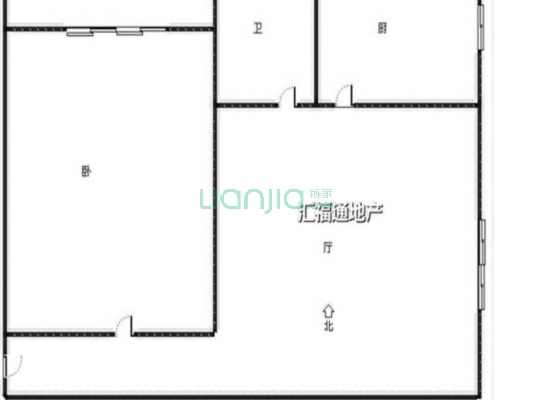 水岸花城，社区集体供暖，交通便利-户型图
