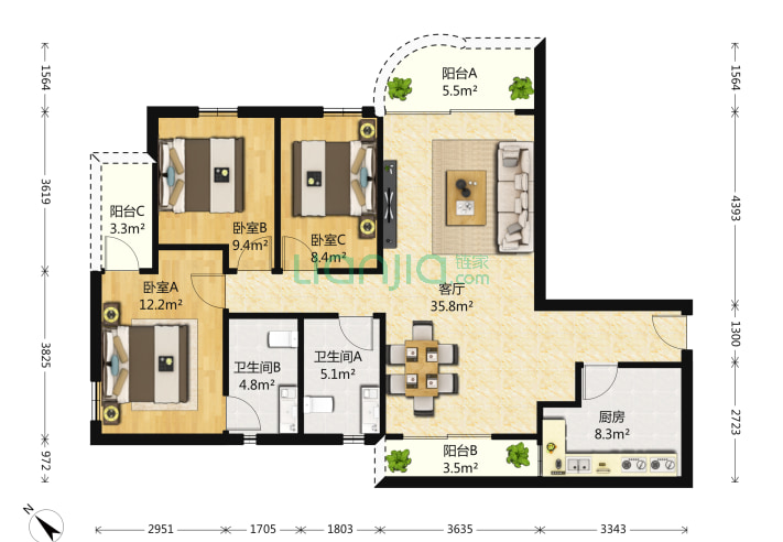 深圳小区 南山区小区 南山中心小区 天源大厦小区 天源大厦户型大全