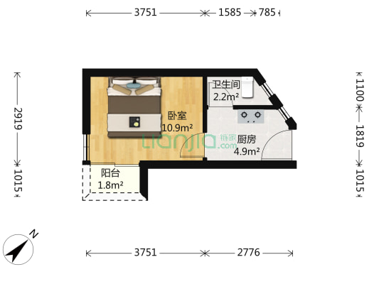 满4唯一 看小区园林景观户型方正，诚意卖。