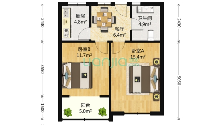 迎园新村四坊二手房实景图