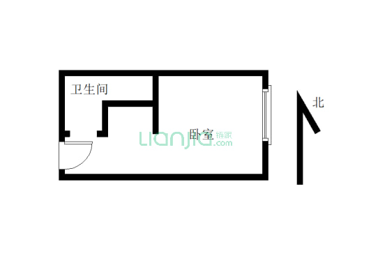 青城公寓 房子毛坯可随意 装修 可以商用-户型图
