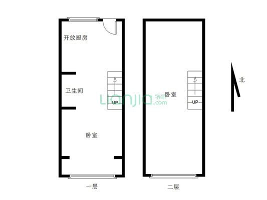 出售高铁牛津花园经典户型 南北通透采光好-户型图