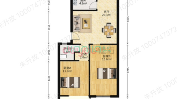 中医院小区二手房实景图