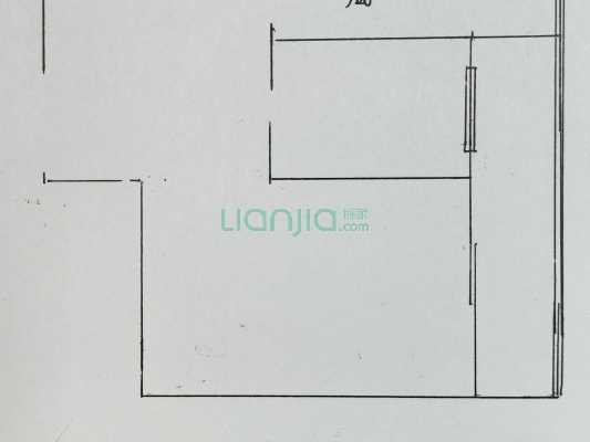 桃园路 火车站西边 南北通透大两居出售-户型图