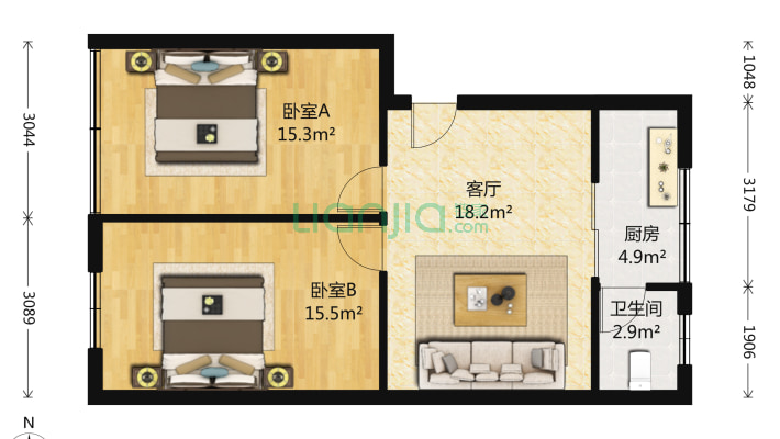 长城路二手房实景图