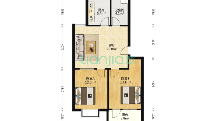 泰安东岳中学宿舍楼二手房实景图