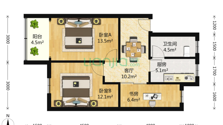 共和一村二手房实景图