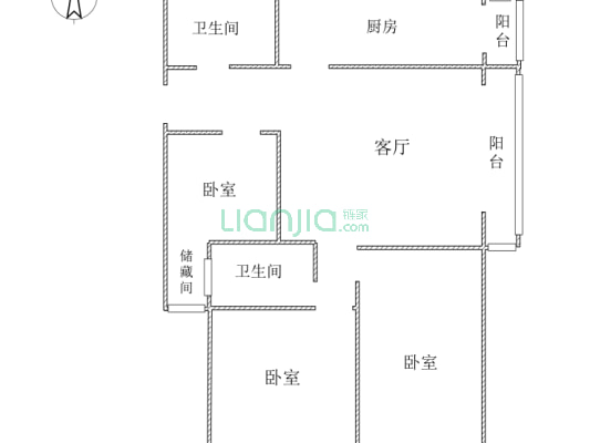 新世家二期 武烈河尽收眼底 近审批大厅-户型图